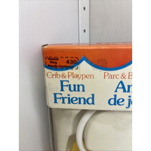 Vintage Fisher Price 430 Animal Ring Crib & Playpen No 405 unopened NOS 1981 - Picture 2 of 12